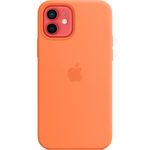 Чехол Apple для iPhone 12/12 Pro Silicone Case with MagSafe - Kumquat для iPhone 12/12 Pro Silicone Case with MagSafe - Kumquat - фото 3