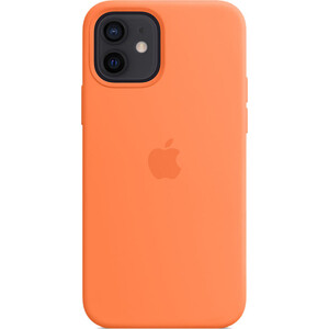 Чехол Apple для iPhone 12/12 Pro Silicone Case with MagSafe - Kumquat для iPhone 12/12 Pro Silicone Case with MagSafe - Kumquat - фото 4