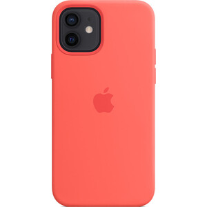 Чехол Apple для iPhone 12/12 Pro Silicone Case with MagSafe - Pink Citrus для iPhone 12/12 Pro Silicone Case with MagSafe - Pink Citrus - фото 4