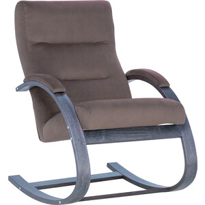 Кресло Leset Милано венге текстура, ткань V23 кресло качалка милано