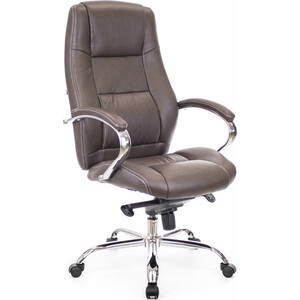 Кресло руководителя Everprof Kron M экокожа коричневый кресло руководителя everprof boss t ткань серый