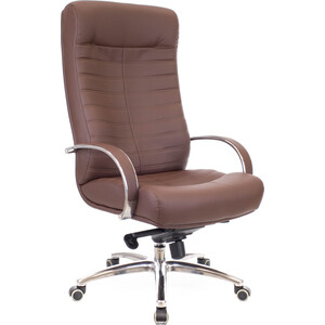 Кресло руководителя Everprof Orion AL M экокожа коричневый кресло everprof