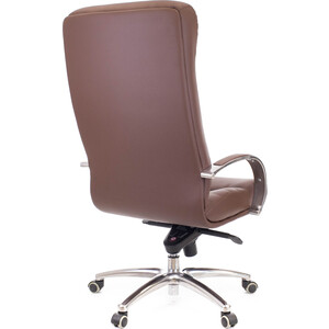 Кресло руководителя Everprof Orion AL M экокожа коричневый