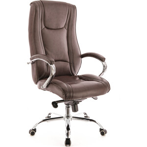 Кресло руководителя Everprof King M экокожа коричневый кресло руководителя everprof trio grey tm ткань красный