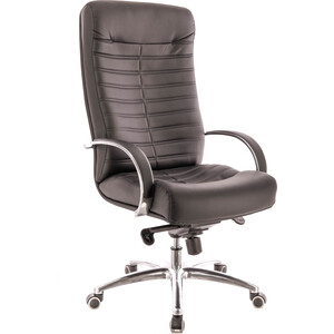 Кресло руководителя Everprof Orion AL M кожа черный кресло артмебель торин люкс эко кожа