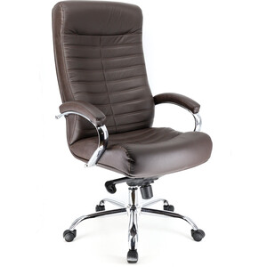 Кресло руководителя Everprof Orion AL M кожа коричневый кресло руководителя everprof atlant al m экокожа коричневый