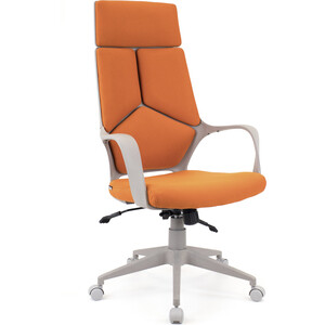 Кресло руководителя Everprof Trio Grey TM ткань Оранжевый кресло руководителя everprof trio grey tm ткань оранжевый