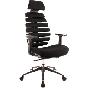 Эргономичное кресло Everprof Ergo black ткань черный операторское кресло everprof leo black t экокожа