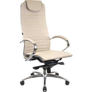 Кресло руководителя Everprof Deco экокожа бежевый кресло руководителя everprof boss t ткань серый