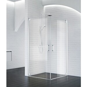 Душевой уголок BelBagno Marmi A-2 80х80 прозрачный, хром (MARMI-A-2-80-C-Cr) belbagno marmi bb052cpr чаша