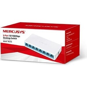 Коммутатор Mercusys MS108G 8G неуправляемый (MS108G) коммутатор mercusys ms106lp