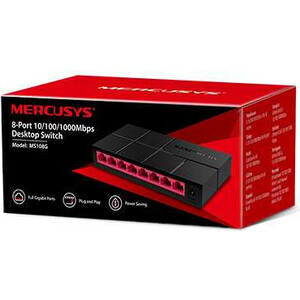 Коммутатор Mercusys MS108G 8G неуправляемый (MS108G)