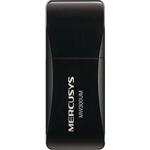 Сетевой адаптер WiFi Mercusys MW300UM N300 USB 2.0 (MW300UM) wi fi адаптер mercusys mw300um