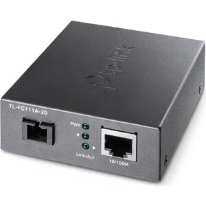 Медиаконвертер TP-Link TL-FC111A-20 WDM 10/100Mbit RJ45 до 20km медиаконвертер tp link mc111cs