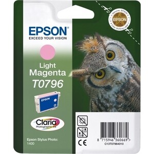 

Картридж струйный Epson T0796 C13T07964010 светло-пурпурный (930стр.) (11.1мл) для Epson P50/PX660, T0796 C13T07964010 светло-пурпурный (930стр.) (11.1мл) для Epson P50/PX660