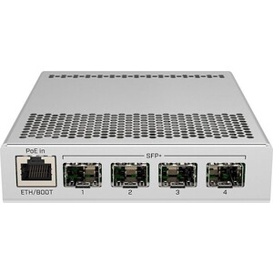 Коммутатор MikroTik 4 SFP+ CRS305-1G-4S+IN точка доступа mikrotik cap xl ac rbcapgi 5acd2nd xl