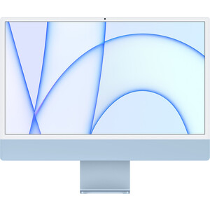 фото Моноблок apple imac (mgpl3ru/a) blue 24''