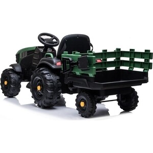 фото Детский электромобиль bettyma трактор с прицепом 2wd 12v - bdm0925-green