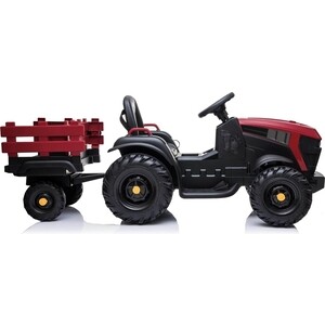 фото Детский электромобиль bettyma трактор с прицепом 2wd 12v - bdm0925-red