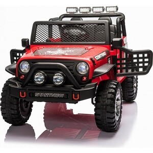 Детский электромобиль XMX джип с полным приводом (красный, EVA, 12V) - XMX618-4WD-RED