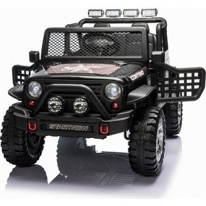 Детский электромобиль XMX джип с полным приводом (черный, EVA, 12V) - XMX618-4WD-BLACK