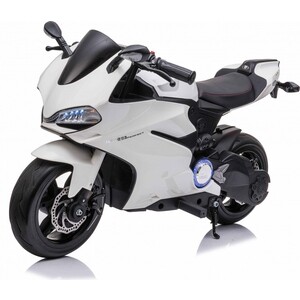 Детский электромобиль мотоцикл Hollicy Ducati White (дисковый тормоз, 16 км/ч, 24V) - SX1629