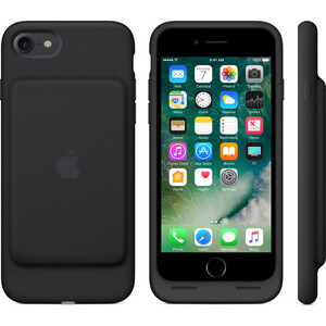 фото Чехол apple чехол smart battery case для iphone 7, чёрный цвет