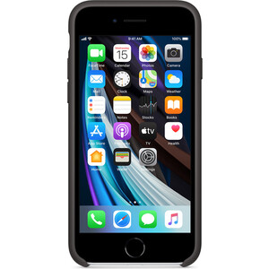 Чехол Apple для iPhone SE, чёрный цвет - фото 5