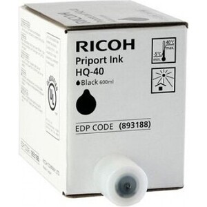 Чернила для дупликатора тип HQ40 черные (5 картриджей*600мл) Ricoh 817225 чернила easyprint i c100