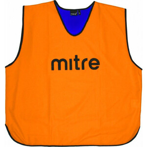 Манишка треннировочная двусторонняя Mitre арт. T21916OF5-JR, (объем груди 90 см), полиэстер, оранжево-синяя