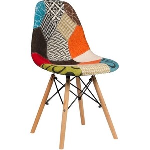 

Стул La-Alta Patchwork в стиле Eames оранжевый, Patchwork в стиле Eames оранжевый