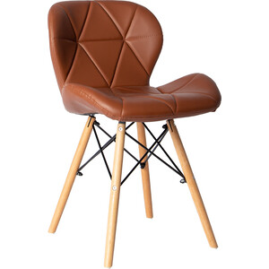 Стул La-Alta Turin в стиле Eames коричневый стул la alta turin в стиле eames смородина