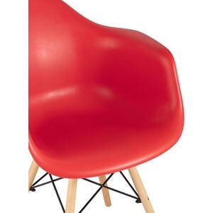Кресло La-Alta Bari в стиле Eames DAW красный - фото 1