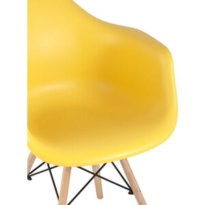 Кресло La-Alta Bari в стиле Eames DAW желтый кресло артмебель норден микровельвет желтый