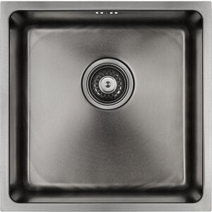 Кухонная мойка Paulmark Lassan нержавеющая сталь (PM304444-GM) крючок для ванной комнаты belz b905 вороненая сталь b90505 1