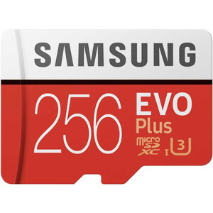 

Флеш карта Samsung microSDXC 256Gb Class10 MB-MC256HA/RU EVO PLUS + adapter, microSDXC 256Gb Class10 MB-MC256HA/RU EVO PLUS + adapter