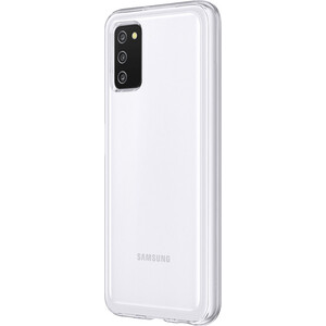 фото Чехол (клип-кейс) samsung galaxy a03s soft clear cover прозрачный (ef-qa037ttegru)