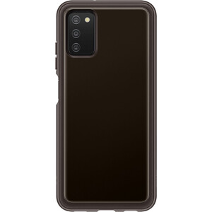 фото Чехол (клип-кейс) samsung galaxy a03s soft clear cover черный (ef-qa037tbegru)