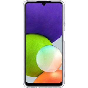 фото Чехол (клип-кейс) samsung galaxy a22 soft clear cover прозрачный (ef-qa225ttegru)
