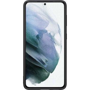 Чехол (клип-кейс) Samsung Galaxy S21 Silicone Cover черный (EF-PG991TBEGRU)
