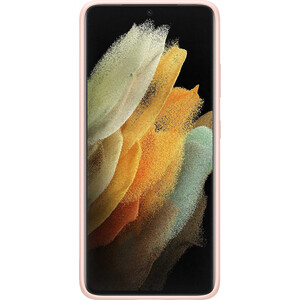 Чехол (клип-кейс) Samsung Galaxy S21 Ultra Silicone Cover розовый (EF-PG998TPEGRU)