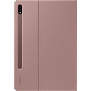 фото Чехол samsung galaxy tab s7 book cover полиуретан розовое золото (ef-bt630paegru)