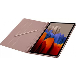 фото Чехол samsung galaxy tab s7 book cover полиуретан розовое золото (ef-bt630paegru)