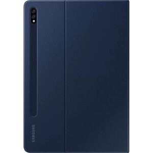 фото Чехол samsung galaxy tab s7 book cover полиуретан темно-синий (ef-bt630pnegru)