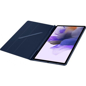 фото Чехол samsung galaxy tab s7+/fe book cover полиуретан темно-синий (ef-bt730pnegru)