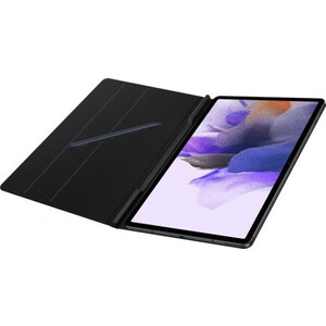 фото Чехол samsung galaxy tab s7+/fe book cover полиуретан черный (ef-bt730pbegru)