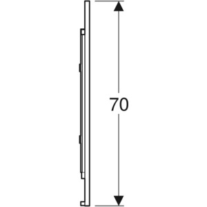 фото Зеркало geberit option plus 75 с подсветкой (501.072.00.1)