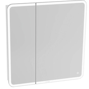 Зеркальный шкаф Grossman Адель LED 80х80 сенсорный выключатель (208004) зеркальный шкаф sanstar altea 80х80 подсветка сенсор белый 326 1 2 4 1