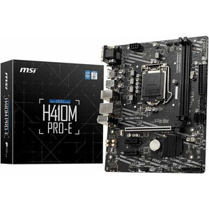 

Материнская плата MSI H410M PRO-E Soc-1200, H410M PRO-E Soc-1200