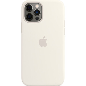фото Чехол apple magsafe для iphone 12 и iphone 12 pro, белый цвет (mhl53ze/a)